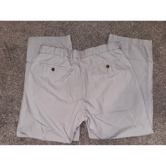 Haggar Men's Light‎ Grey Chino Pants 36x29 - Picture 3 of 6